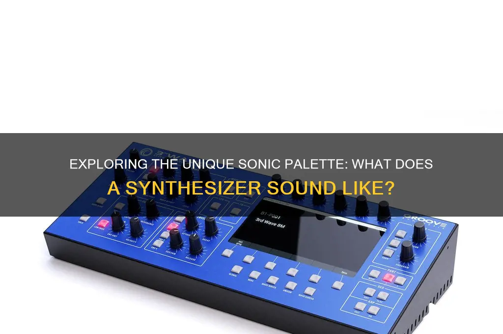 what does synthesizer sound like