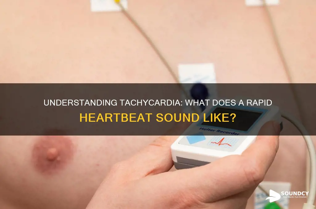 what does tachycardia sound like