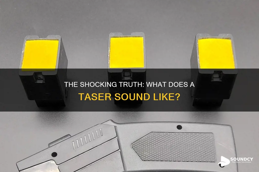 what does tazing sound like