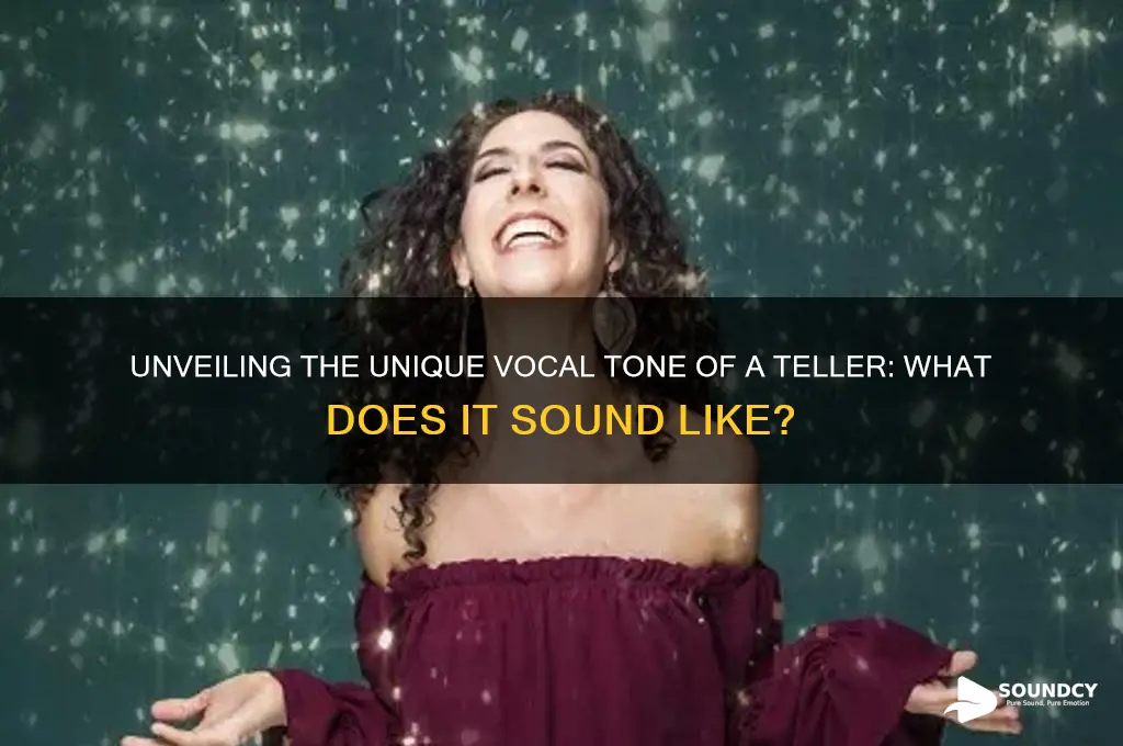 what does teller sound like