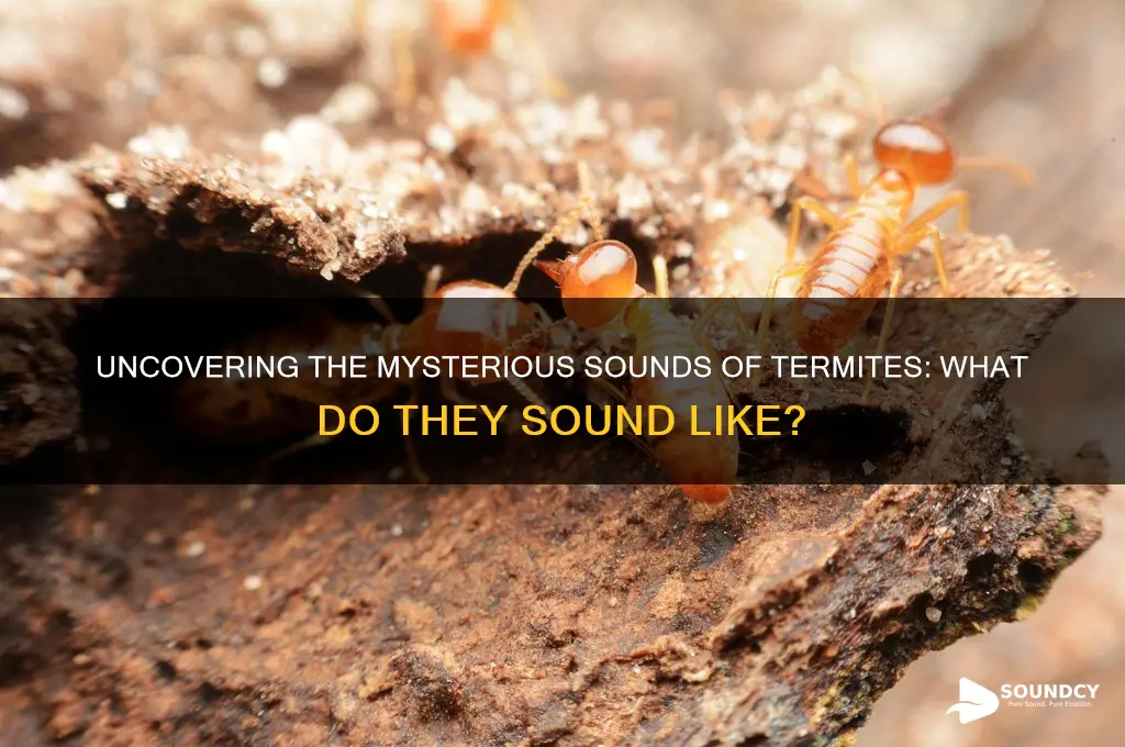 what does termite sound like