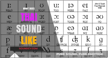 Exploring the Unique Melody and Rhythm of Thai Language Sounds