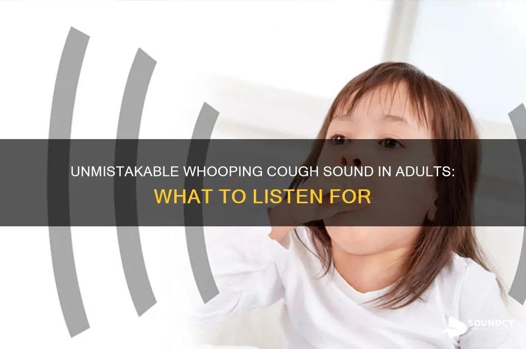 what does the whooping cough sound like in adults