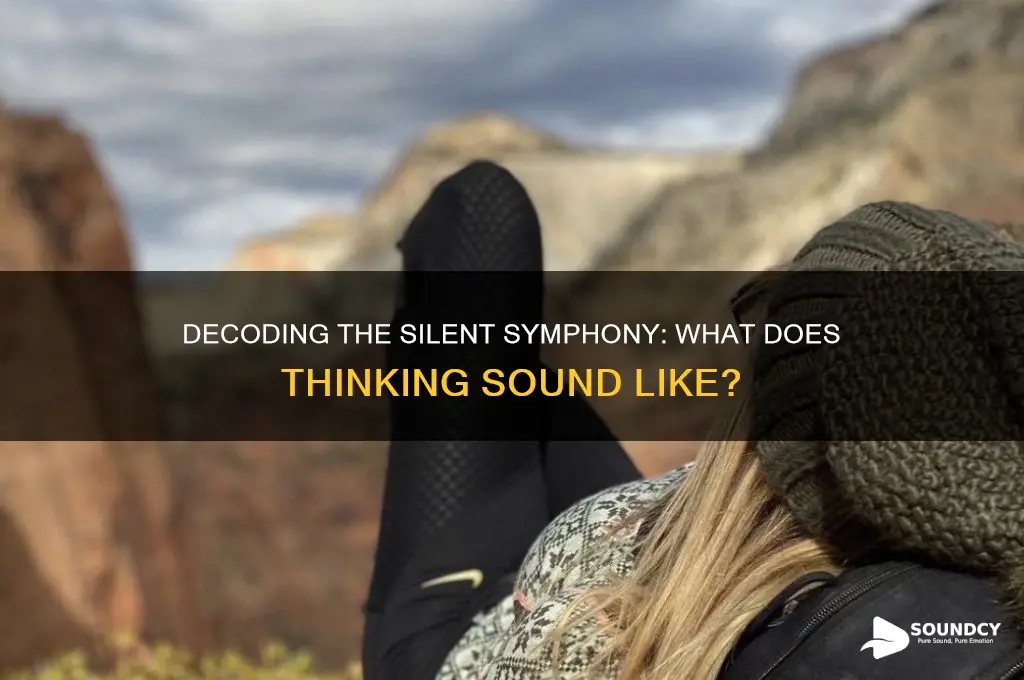 what does thinking sound like