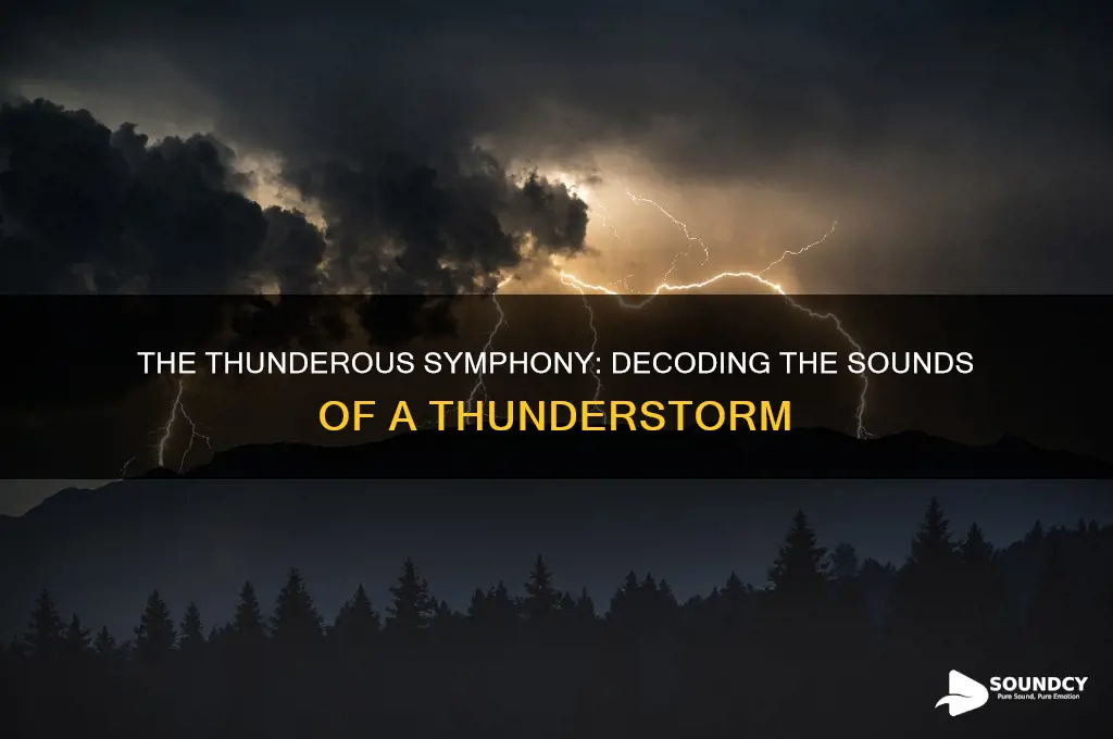 what does thunderstorm sounds like