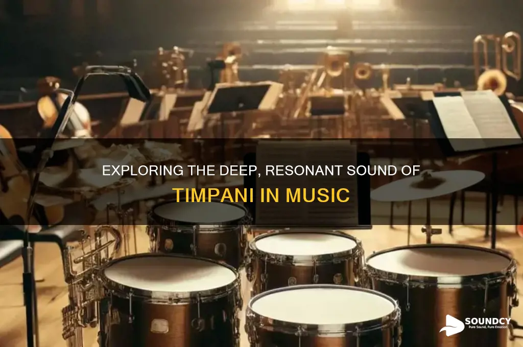 what does timpani sound like