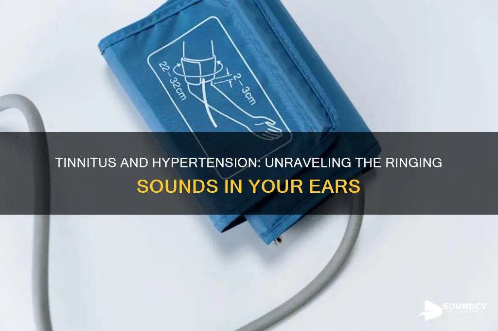 what does tinnitus from high blood pressure sound like