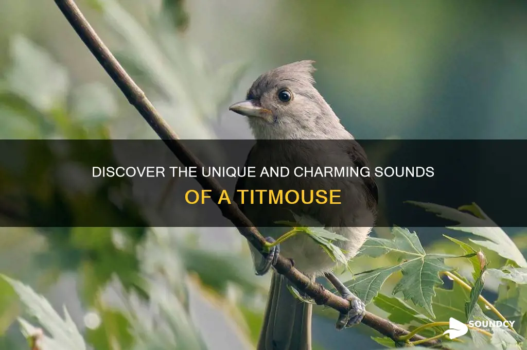 what does titmouse sound like