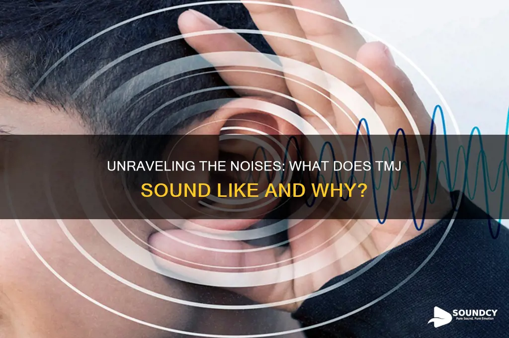 what does tmj sound like