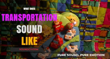 Exploring the Sonic Landscape: What Does Transportation Sound Like?