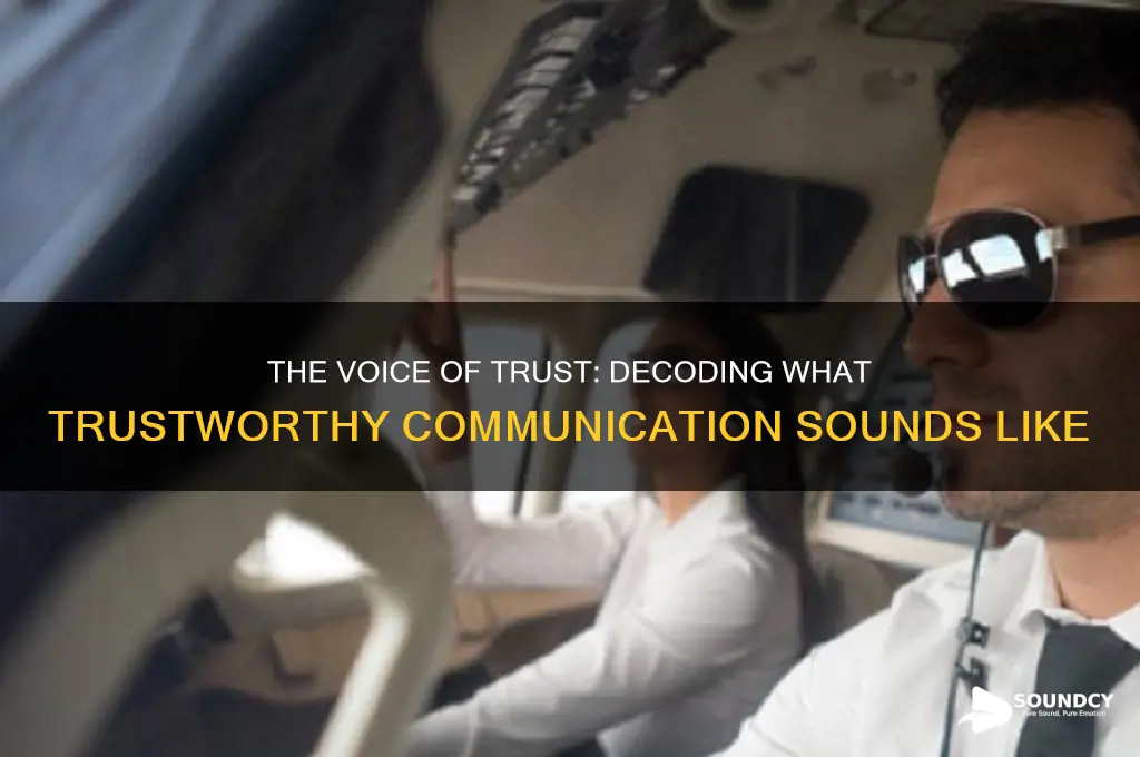 what does trustworthy sound like