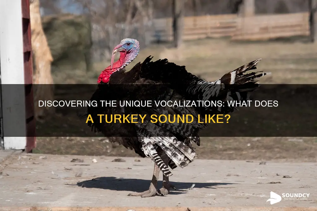 what does turkey sound like