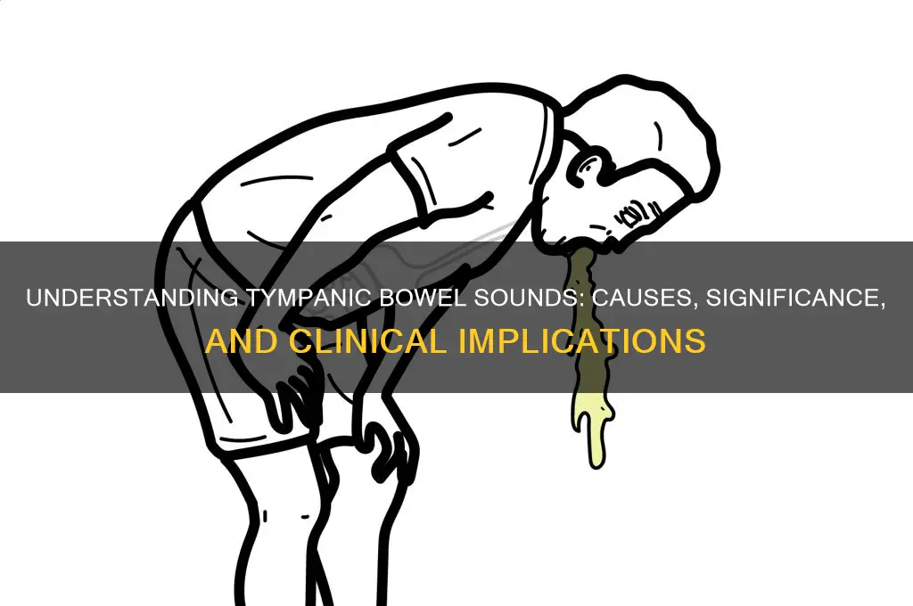 what does tympanic bowel sounds