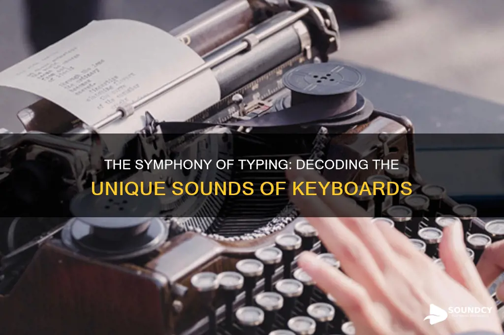 what does typing sound like