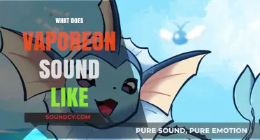 Exploring Vaporeon's Unique Vocalizations: What Does This Pokémon Sound Like?
