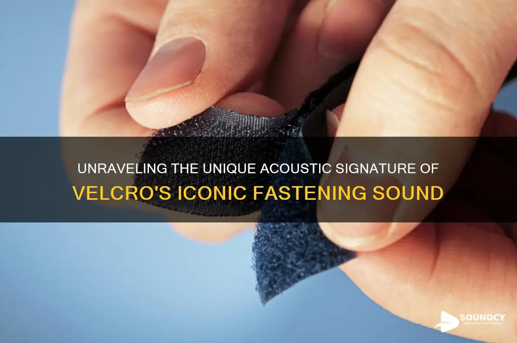 what does velcro sound like