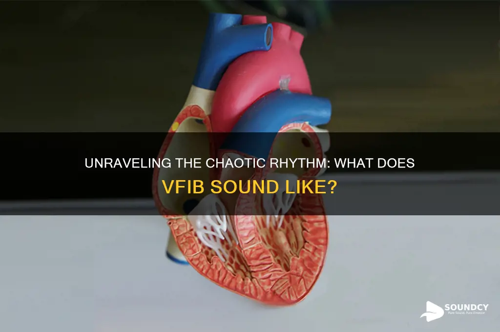 what does vfib sound like