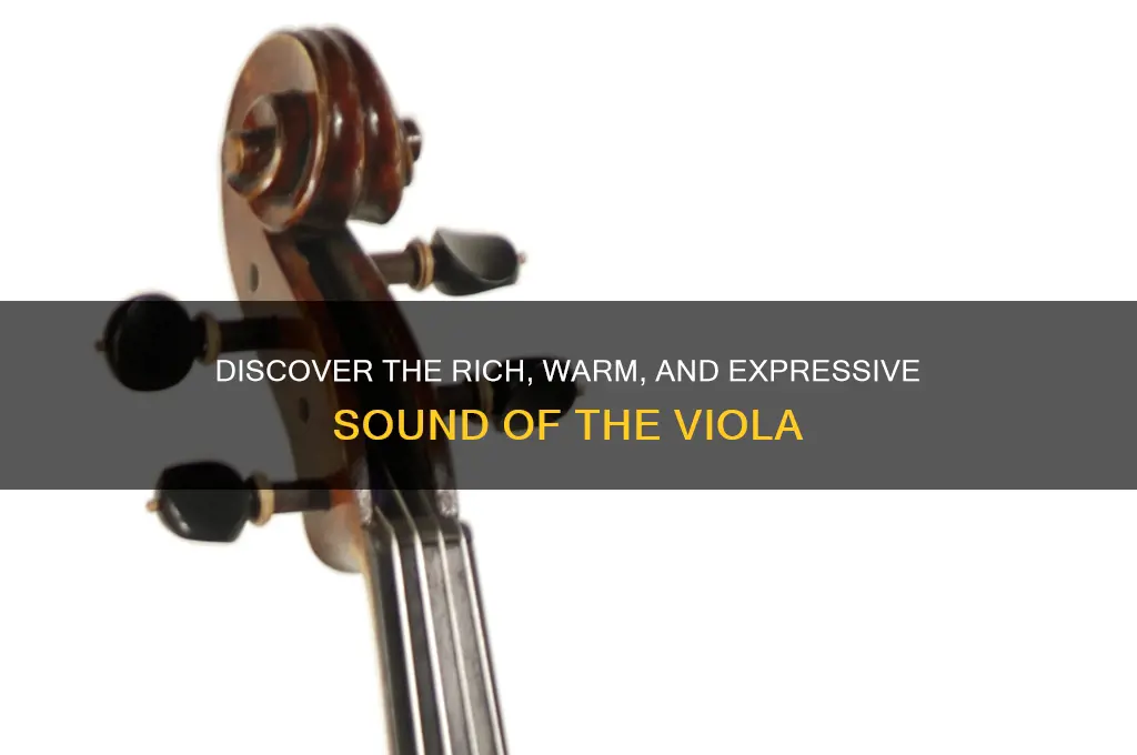 what does viola sound like