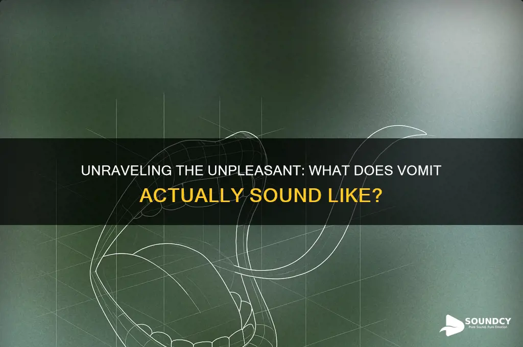 what does vomit sound like