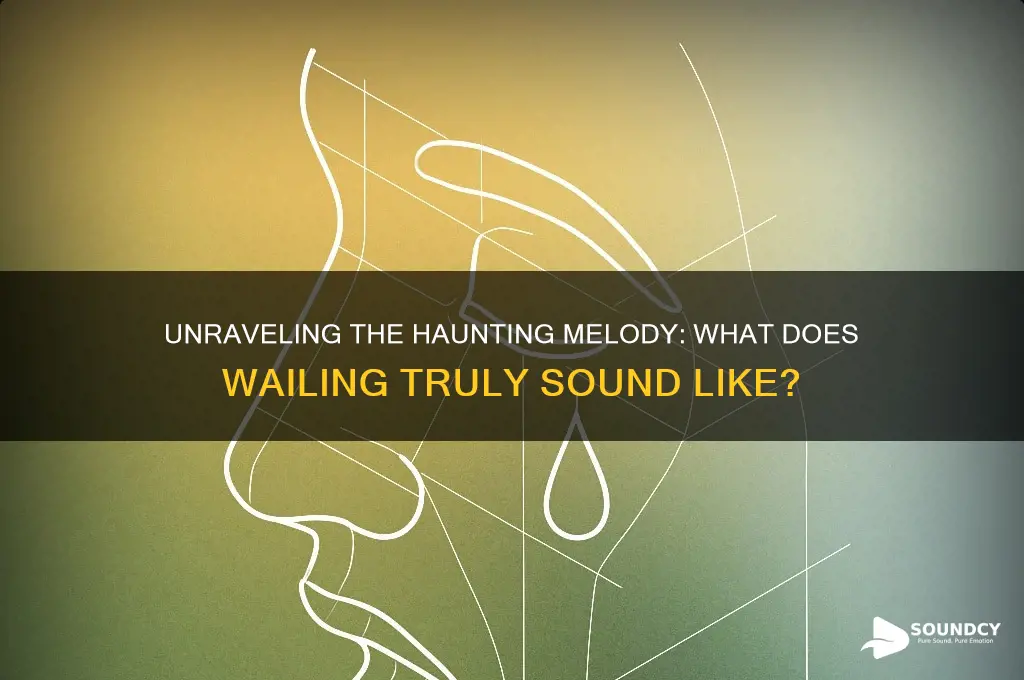 what does wailing sound like