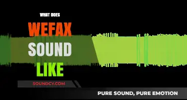 Unveiling the Unique Sounds of WeFAX: A Sonic Exploration