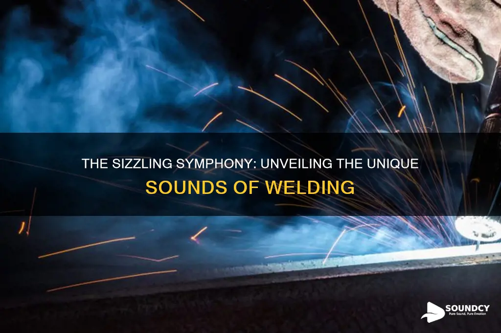 what does welding sound lik