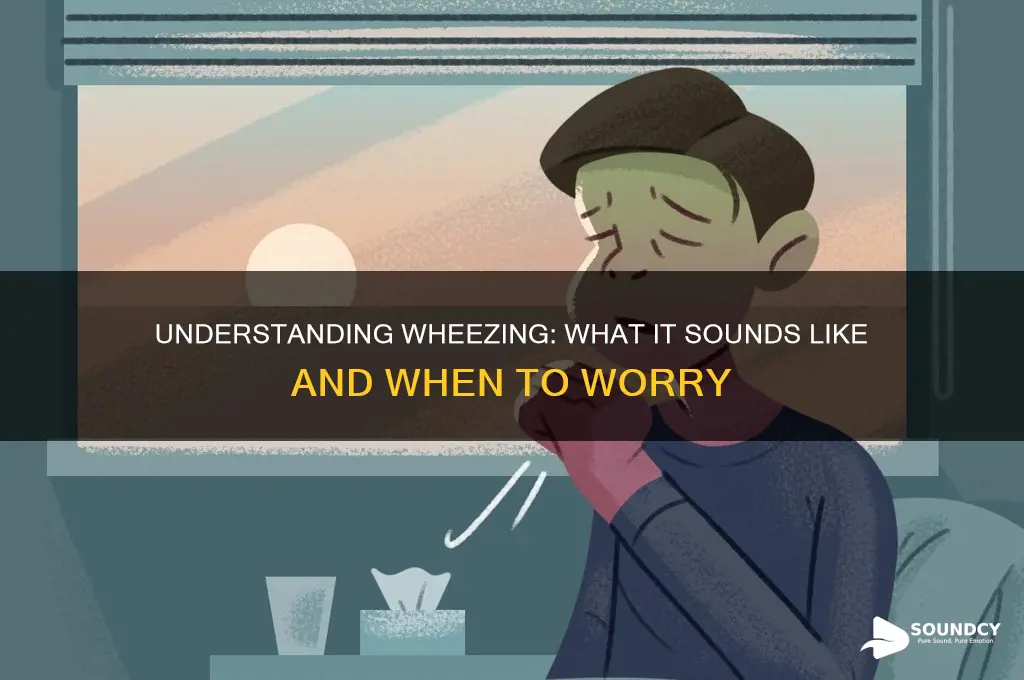 what does wheezing sound like
