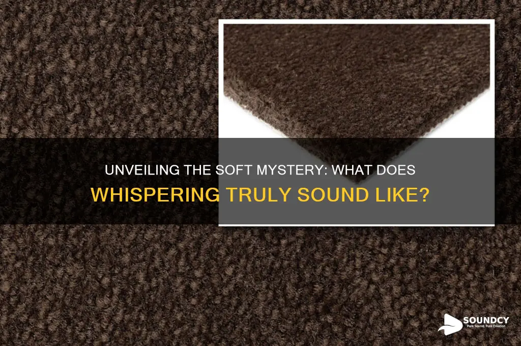 what does whispering sound like