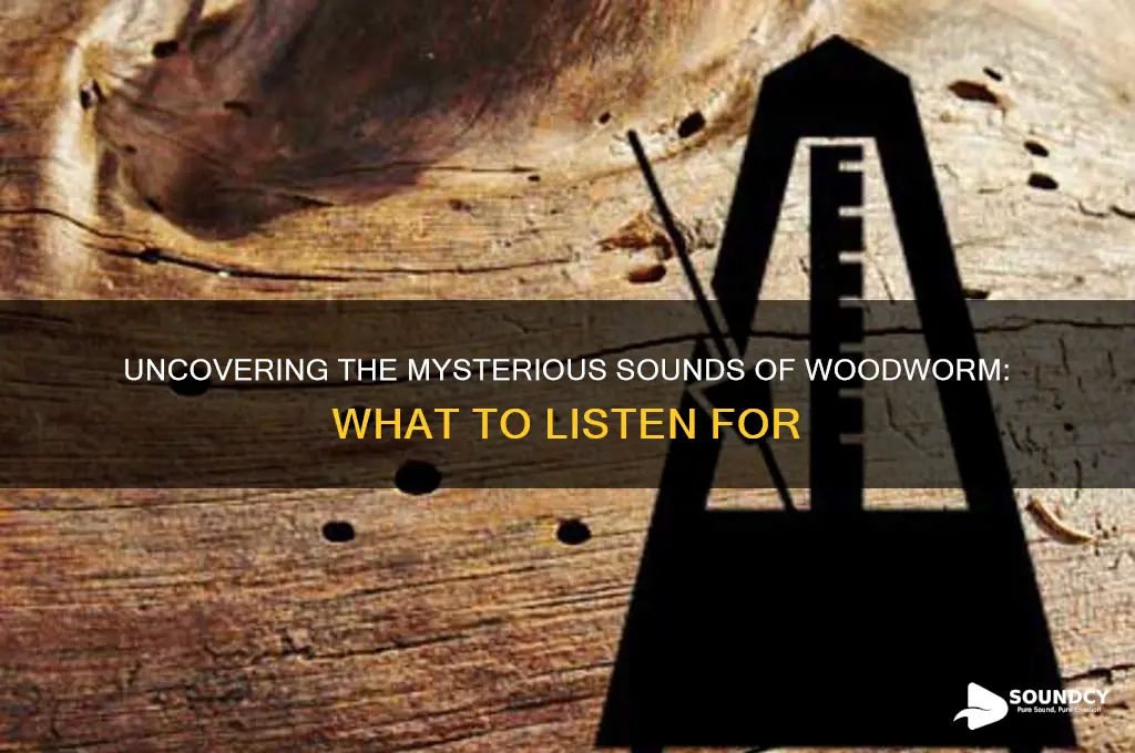what does woodworm sound like