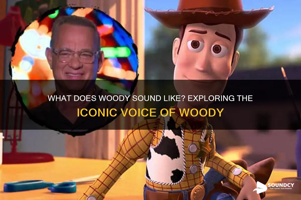 what does woody sound like