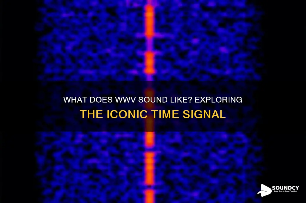 what does wwv sound like