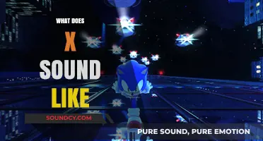 Exploring the Sonic Identity: What Does X Sound Like?