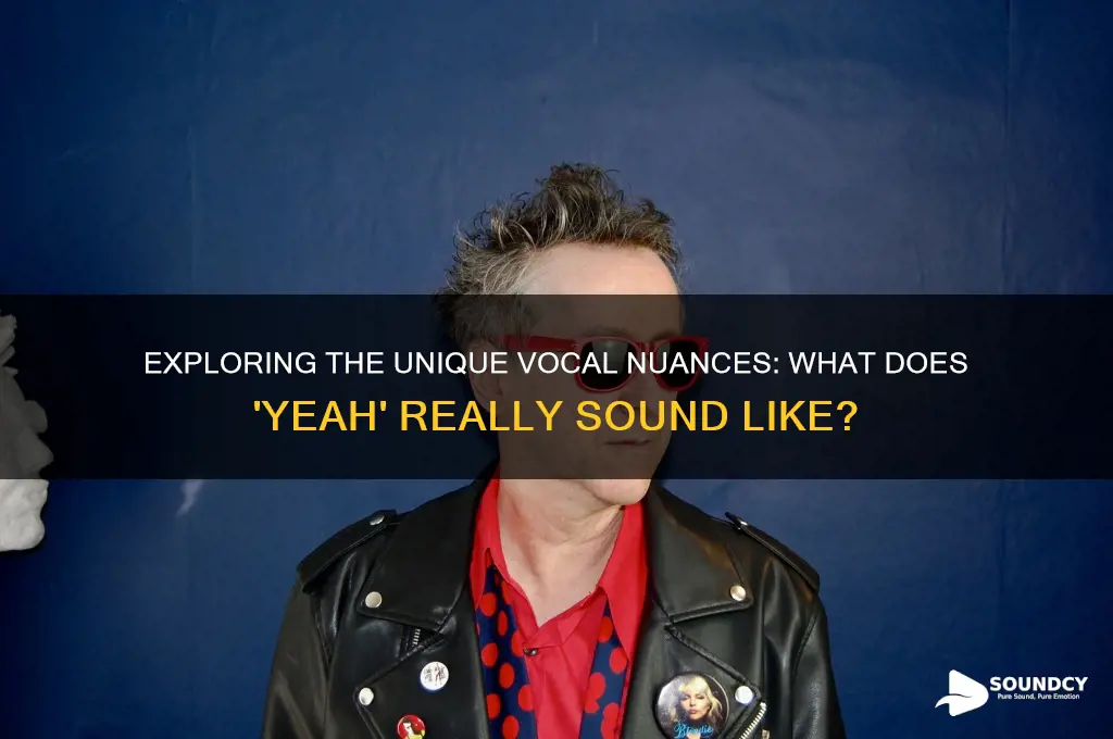 what does yeah sound like