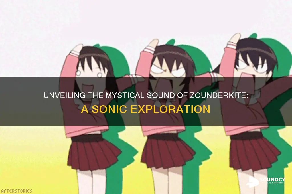 what does zounderkite sound like