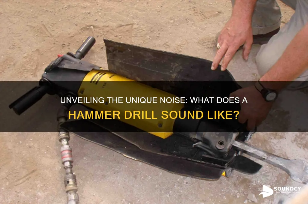 what doesnhammer drill sound like