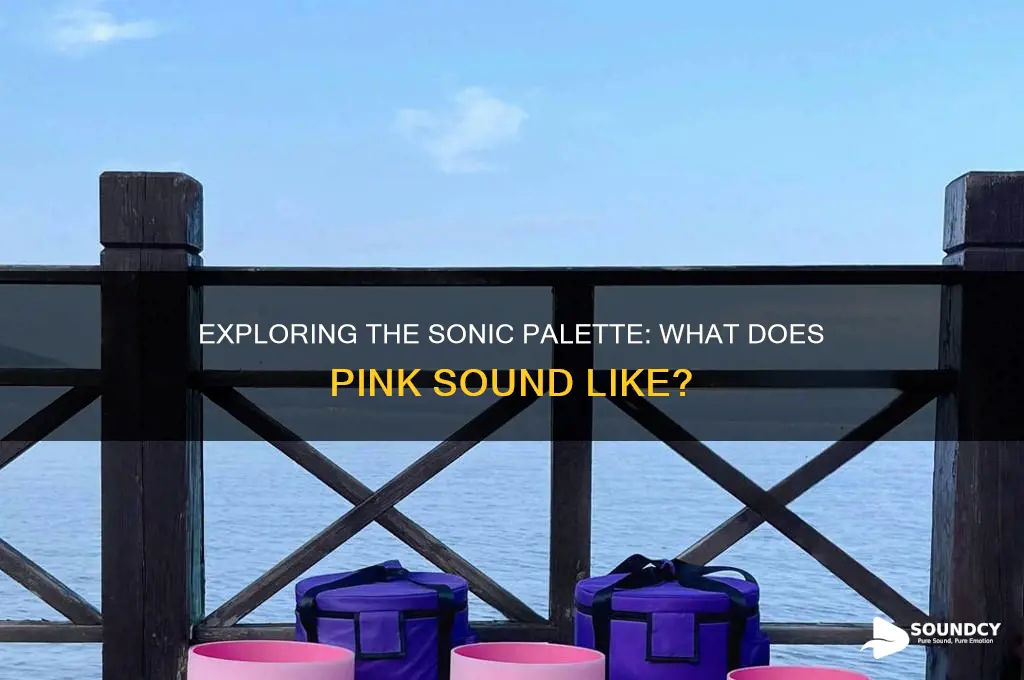 what dose pink sound like