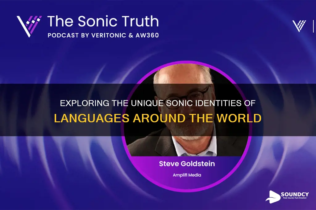 what each language sounds like