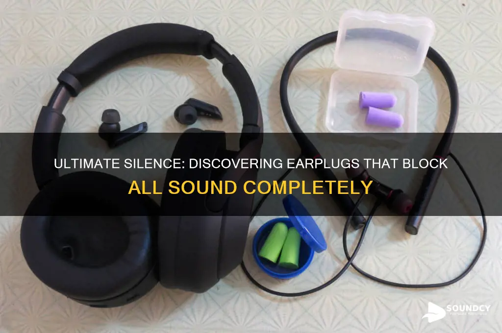what earplugs block all sound