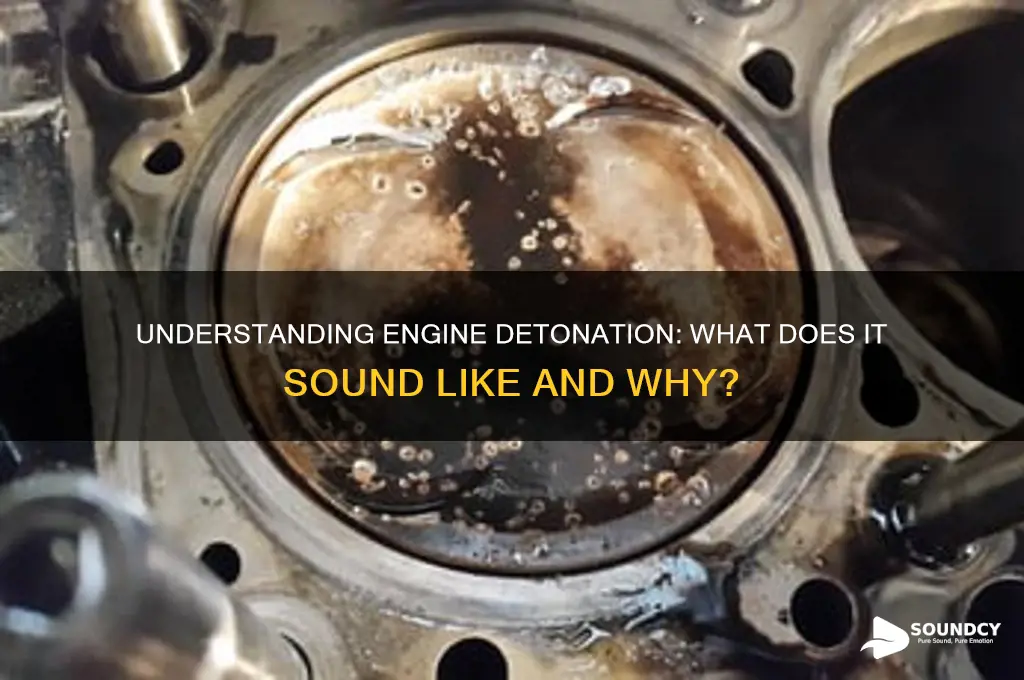 what engine detonation sound like