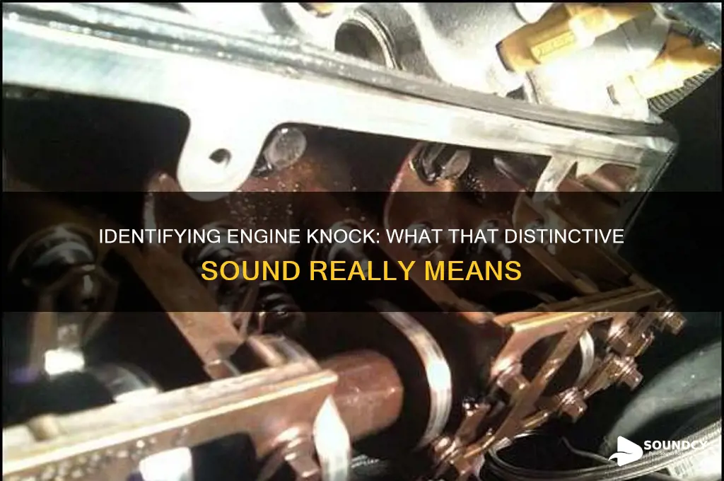 what engine knock sounds like