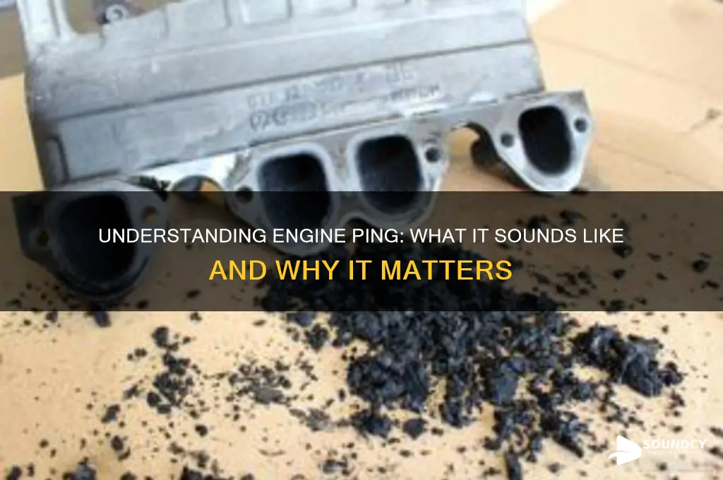 what engine ping sounds like