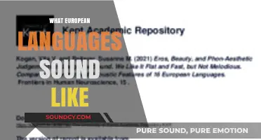 Exploring the Unique Sounds and Rhythms of European Languages