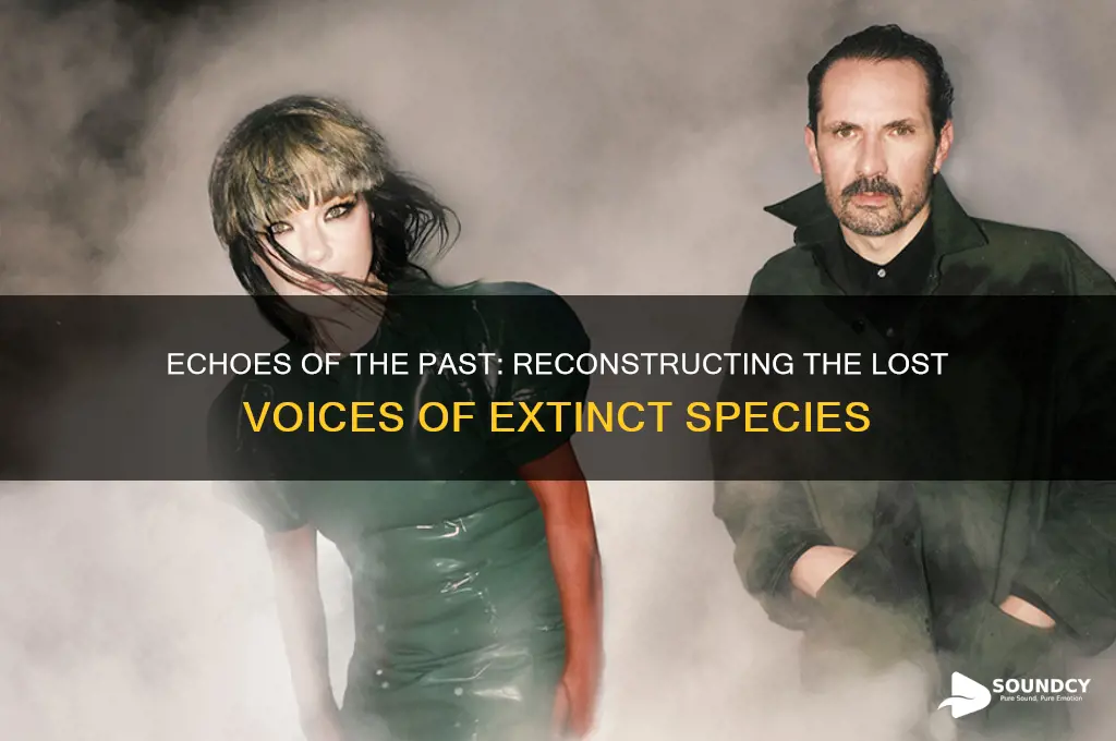 what extinct animals sound like