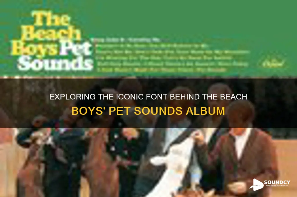what font is pet sounds