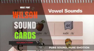 Exploring the Best Fonts for Wilson Sound Cards: A Comprehensive Guide