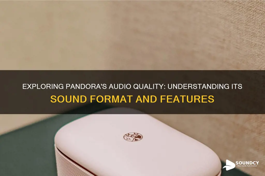 what format is pandora sound