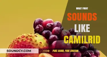 Unraveling the Mystery: What Fruit Sounds Like Camilrid?