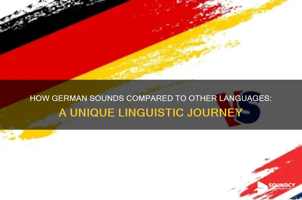 what german sounds like compared