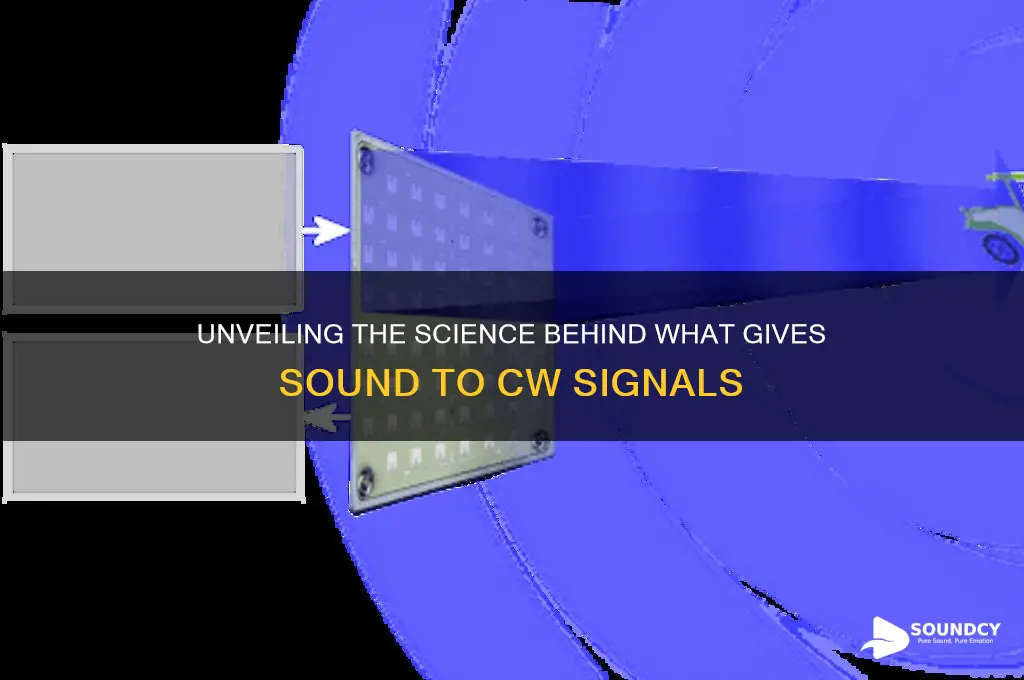 what gives sound to cw