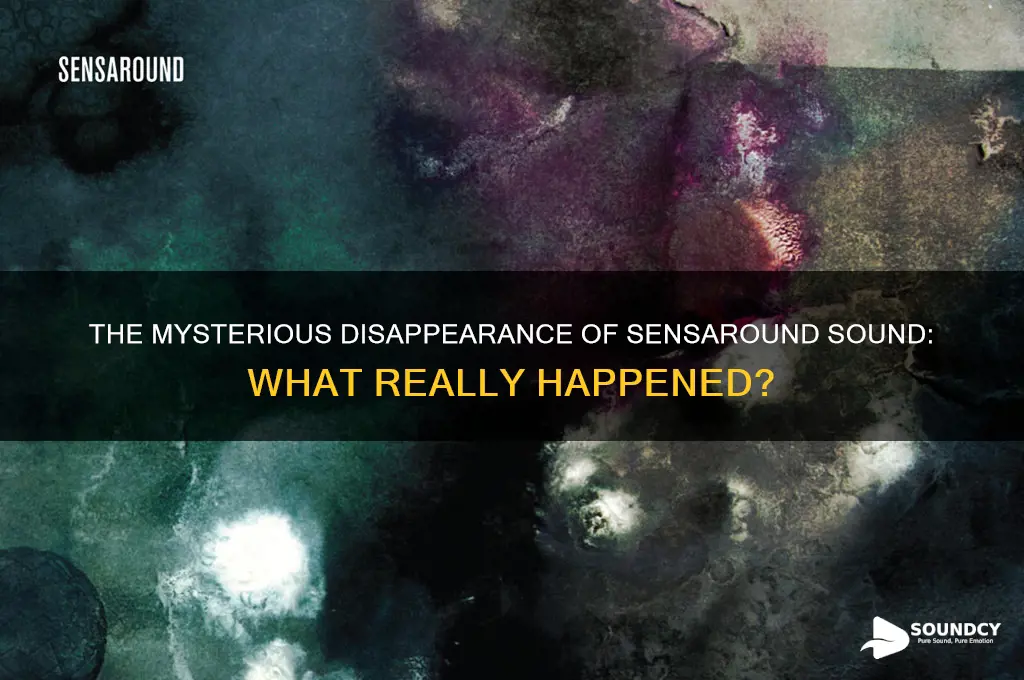 what happened to sensaround sound